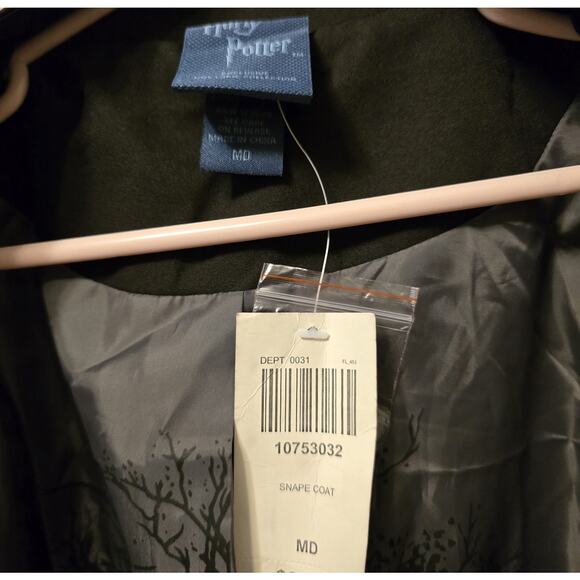 Harry Potter Snape Robe SZ M Costume Coat Jacket Hot Topic Exclusive Collection - Picture 5 of 9